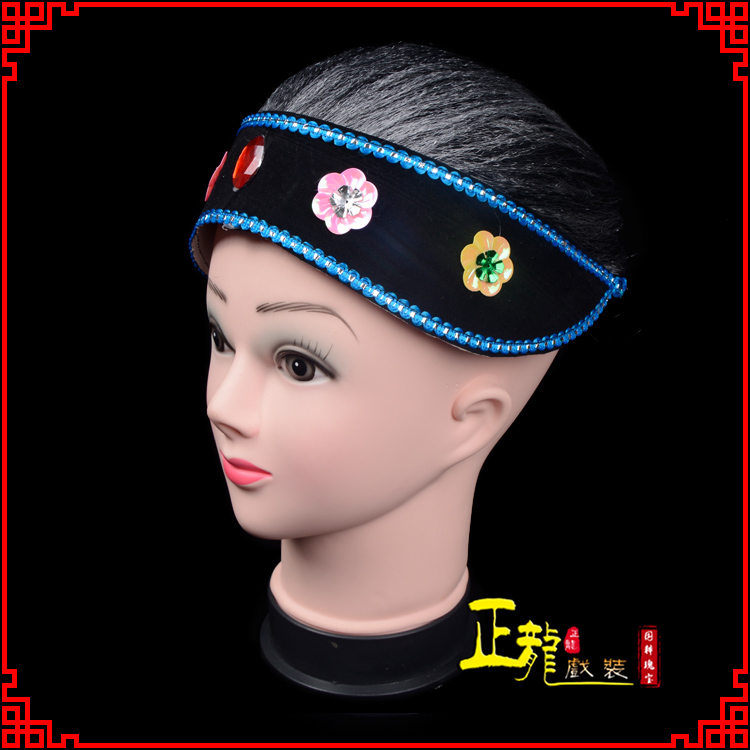 砀山老旦媒婆穷老太婆假发套 老旦头套